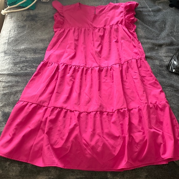 Amazon Dresses Amazon Hot Pink Dress Poshmark